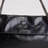 Borsa donna Venus Gotham Large a spalla in pelle lucida nera B02212GOT NERO ORCIANI 