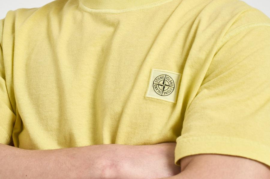 T-shirt uomo girocollo gialla 2100026 S0057V0131 STONE ISLAND 