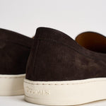 Mocassino uomo in suede marrone scuro 3546 VISONEM23 DOUCAL'S 