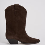 Stivale donna "Duerto" in suede testa di moro BO0003FA A1A03S50CL ISABEL MARANT 