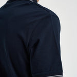 Polo uomo blu e bianca EM005842 AF12955UB118 EMPORIO ARMANI 