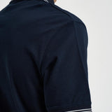 Polo uomo blu e bianca EM005842 AF12955UB118 EMPORIO ARMANI 