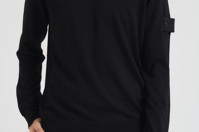 Maglia uomo girocollo nera 5100074 S00FCV0029 STONE ISLAND 