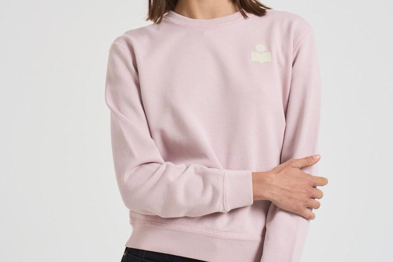 Felpa donna Maurine rosa SW0170FA C3M07ELKEC MARANT ETOILE 