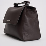 Borsa donna Sveva Soft Piccol a mano in pelle con tracolla moro B01999SOF TMORO ORCIANI 