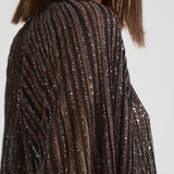 Maglia girocollo svasata in lamé N17 BK01CLS80E3 MISSONI 