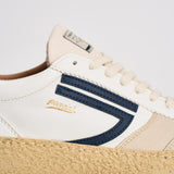 Sneakers uomo Vintage Whale in pelle bianche e nere VINTAGE WHALE PURAAI 