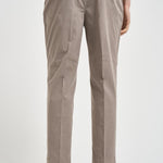 Pantalone uomo gamba dritta tortora ARECHI 108195 SANTANIELLO 