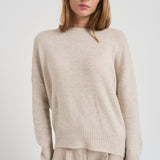 Maglione girocollo donna in cashmere 201726 OYSTER LISA YANG 