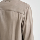 Camicia uomo a maniche corte tortora GMP02612 P00232760398 GOLDEN GOOSE 