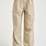 Pantaloni donna beige a vita alta PA0634FA D1G04E90BE MARANT ETOILE 
