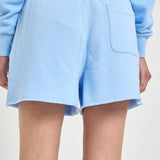 Shorts donna in felpa celeste 211965103 502 RALPH LAUREN 