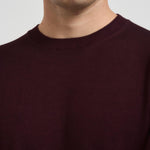 Maglia uomo girocollo bordeaux GC1MLL WM12RV380 FILIPPO DE LAURENTIS 