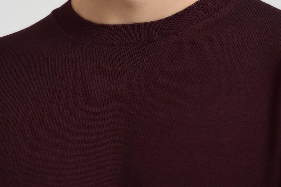 Maglia uomo girocollo bordeaux GC1MLL WM12RV380 FILIPPO DE LAURENTIS 