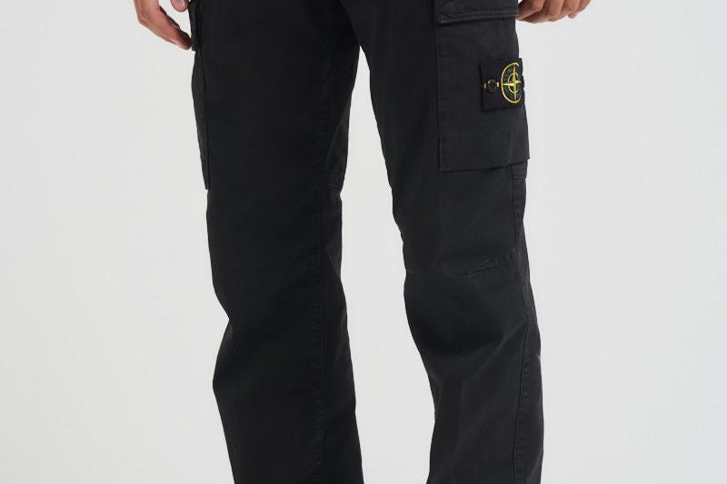Pantalone uomo cargo nero 3100033 S00L1V0129 STONE ISLAND 