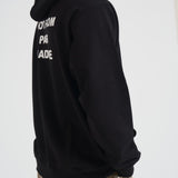 Felpa uomo con cappuccio nera HO162 CO127BL DROLE DE MONSIEUR 