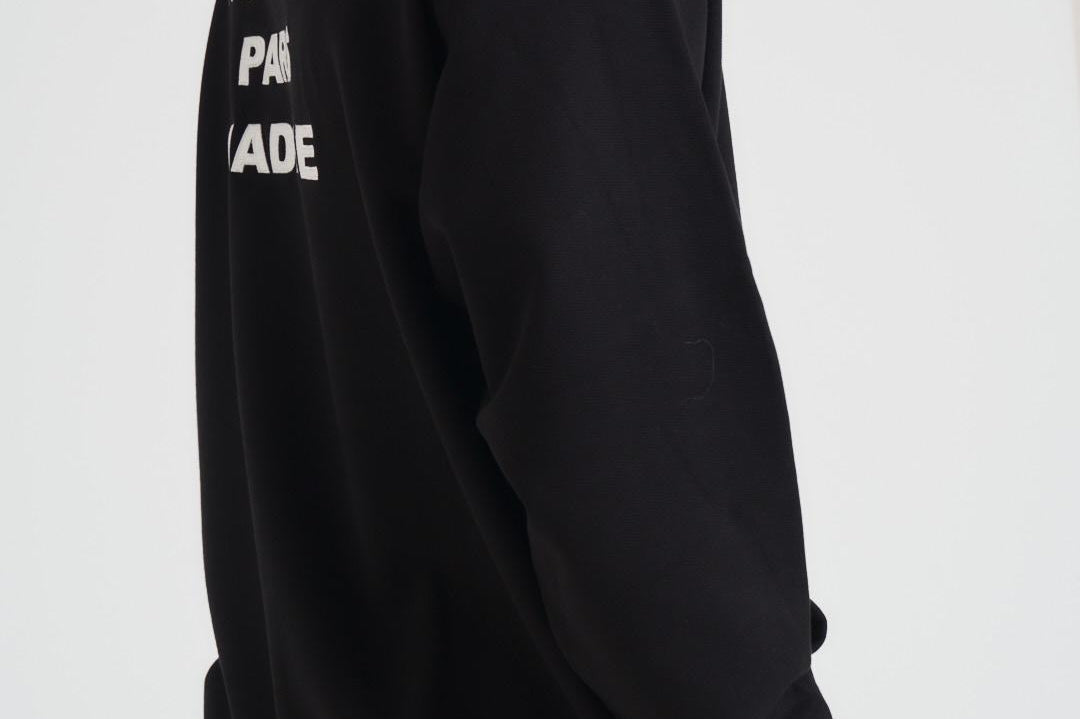 Felpa uomo con cappuccio nera HO162 CO127BL DROLE DE MONSIEUR 