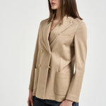 Giacca donna doppiopetto sabbia FD3961 9149 CIRCOLO 1901 