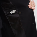 Cappotto uomo doppiopetto nero TIRANA C100219 BRERAS 