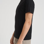 T-shirt uomo nera SH000760 NERO ACCADEMIE TESSILI 