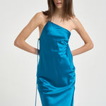 Abito donna lungo azzurro 626SS6815S OCEAN DANAME 