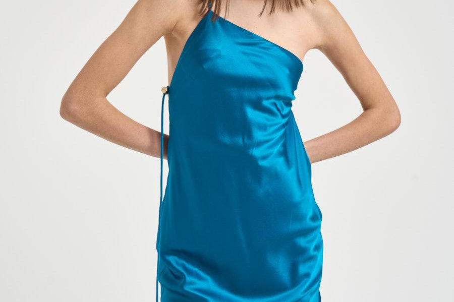 Abito donna lungo azzurro 626SS6815S OCEAN DANAME 