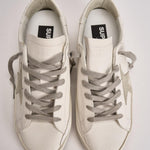 Sneakers donna Super Star bianca e grigia GWF00102 F00468510276 GOLDEN GOOSE 