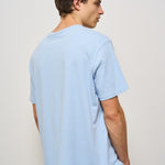 T-shirt uomo girocollo celeste 710964511 004 RALPH LAUREN 