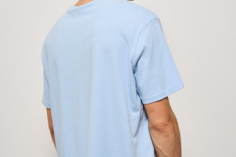 T-shirt uomo girocollo celeste 710964511 004 RALPH LAUREN 