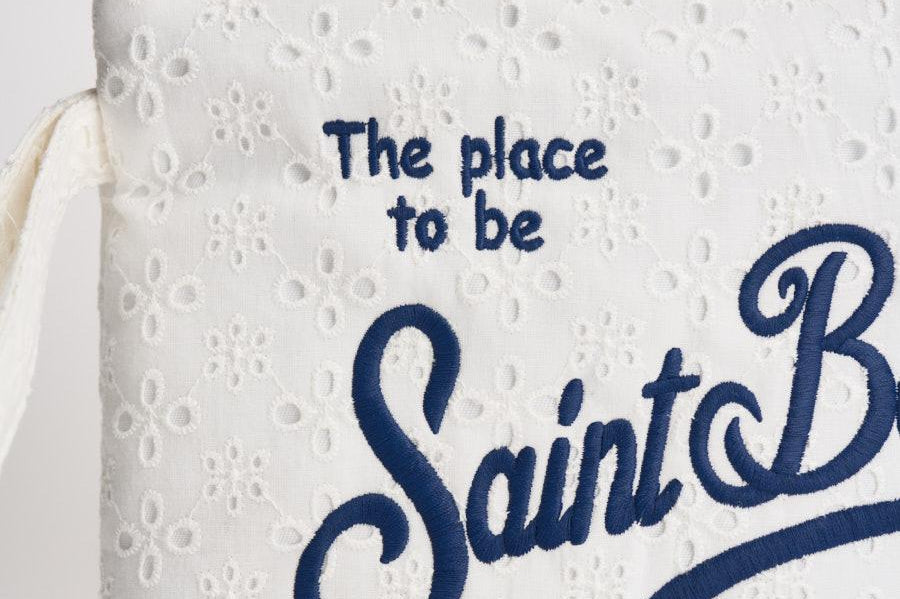 Pochette donna Aline sangallo bianca ALINESANGALLOL 00238L MC2 SAINT BARTH 