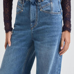 Jeans donna Lemony in denim PA0052FA B1H06I30BU ISABEL MARANT 