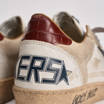Sneakers uomo Ball star beige e blu GMF01034 F00812712387 GOLDEN GOOSE 