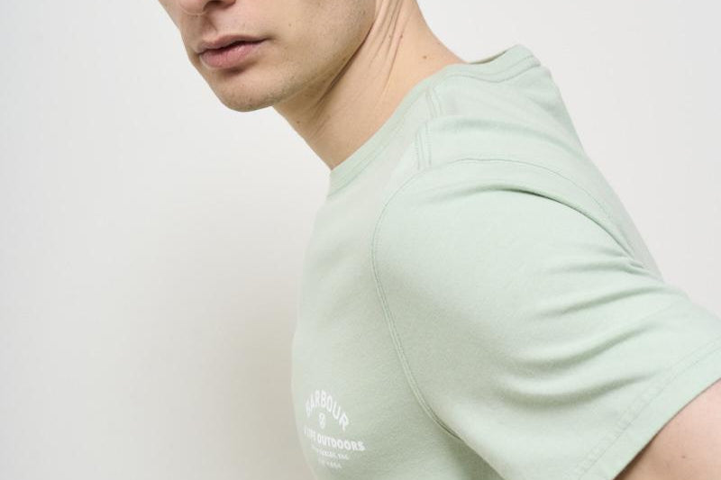 T-shirt uomo girocollo menta MTS1441 GN12 BARBOUR 