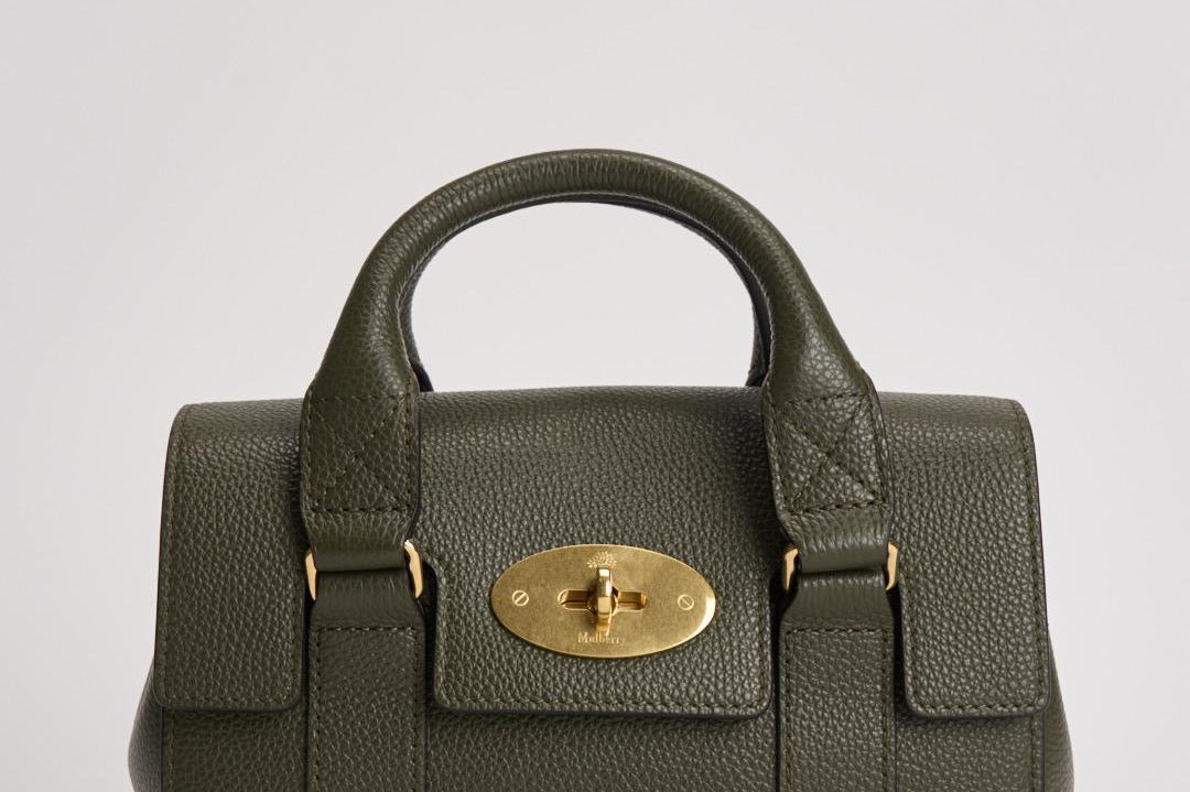 Borsa donna mini bayswater verde militare RL8928 Q749 MULBERRY 