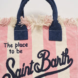 Borsa donna Colette a righe rosa COLETTE 03301H MC2 SAINT BARTH 