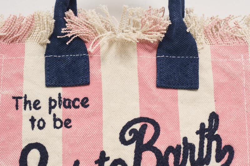 Borsa donna Colette a righe rosa COLETTE 03301H MC2 SAINT BARTH 