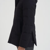 Piumino con cappuccio blu scuro F09MUCX581 18589 MONTECORE 