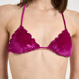 Bikini donna in velluto fuxia SAGITTARIUS+MOON 00014L MC2 SAINT BARTH 