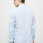 Camicia uomo celeste X66TNW UB1 ACCADEMIE TESSILI 