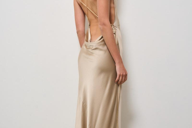Abito donna Brigitte beige 625SS6602S DARKSAND DANAME 