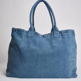 Borsa donna shopping in denim 11857 WHD59SHADOWBLUE ANINE BING 