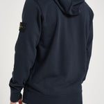 Felpa uomo con zip blu 6100061 S0051V0020 STONE ISLAND 