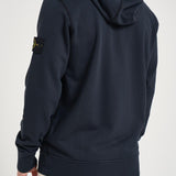 Felpa uomo con zip blu 6100061 S0051V0020 STONE ISLAND 