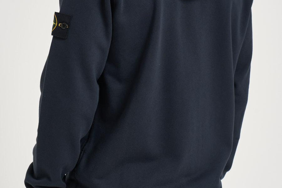 Felpa uomo con zip blu 6100061 S0051V0020 STONE ISLAND 