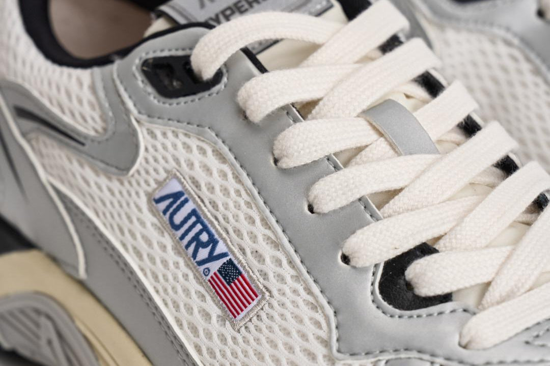 Sneakers uomo Hyperway Low grigia e bianca HYLM MV03 AUTRY 