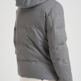 Piumino uomo trapuntato in lana grigio F09MUCX742 27795 MONTECORE 