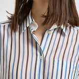 Camicia donna Gracia a righe Y6SK54 RG104 SEMICOUTURE 
