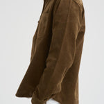 Overshirt uomo in velluto a coste militare 1000541 537 LES DEUX 