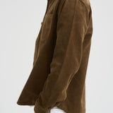 Overshirt uomo in velluto a coste militare 1000541 537 LES DEUX 