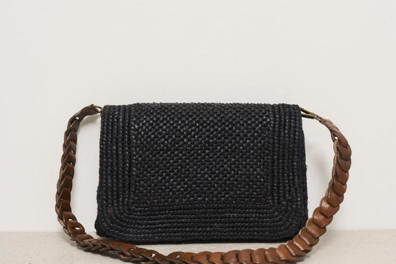 Borsa donna Milano a tracolla nera MILANO BLACK IBELIV 